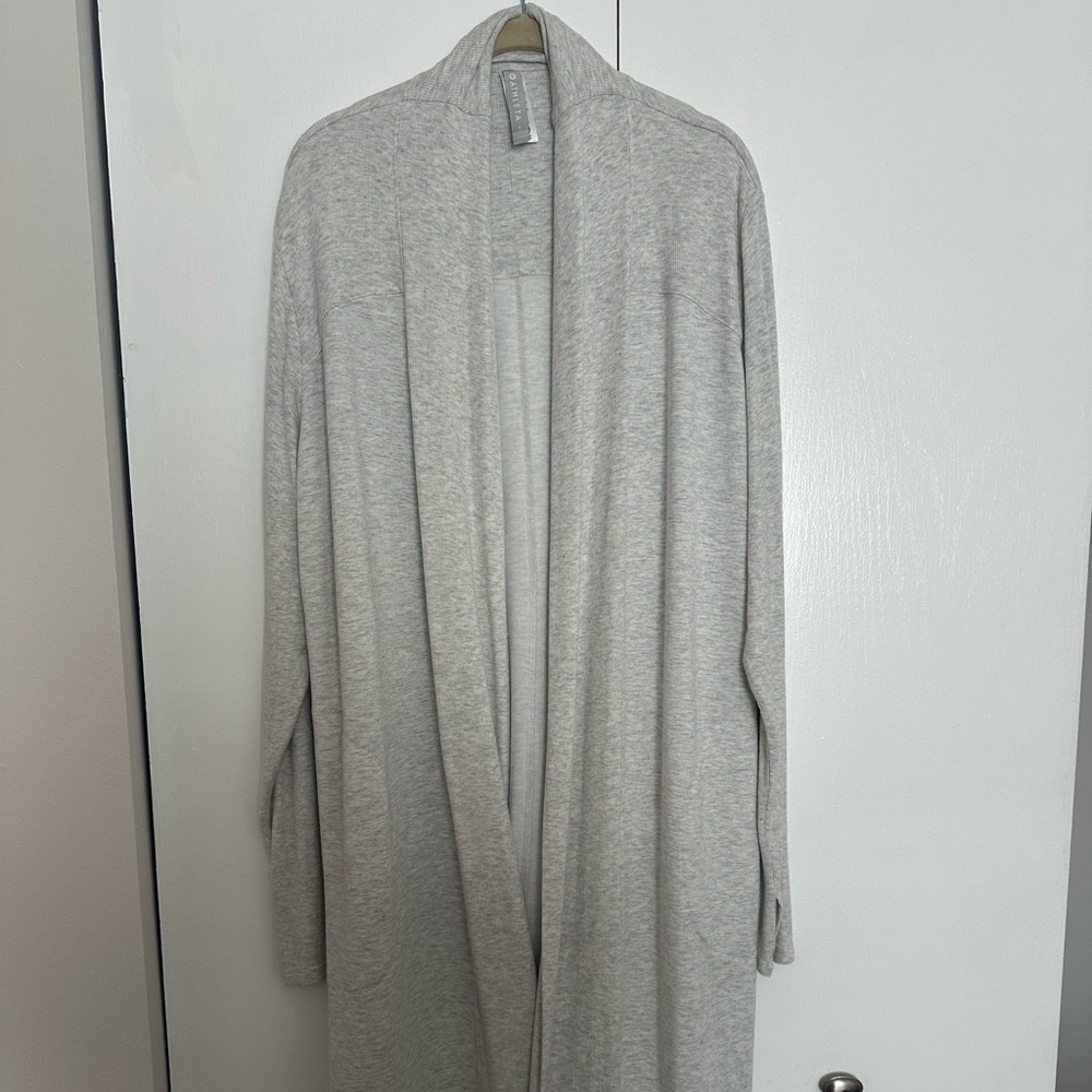 Athleta Light Gray Coaster Duster